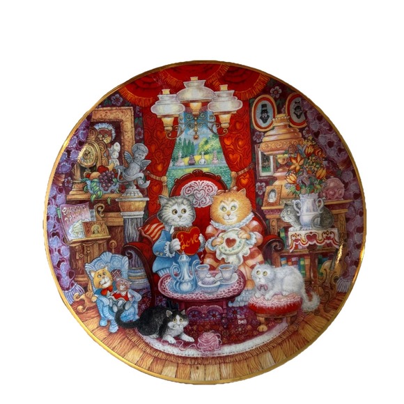 Other - Franklin Mint Heirloom Bill Bell Whisker Wuv Limited Edition Collector's Plate
